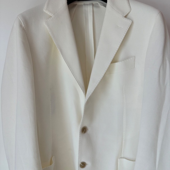Todd Snyder Italian Knit Sport Coat - Birch White - Picture 4 of 12